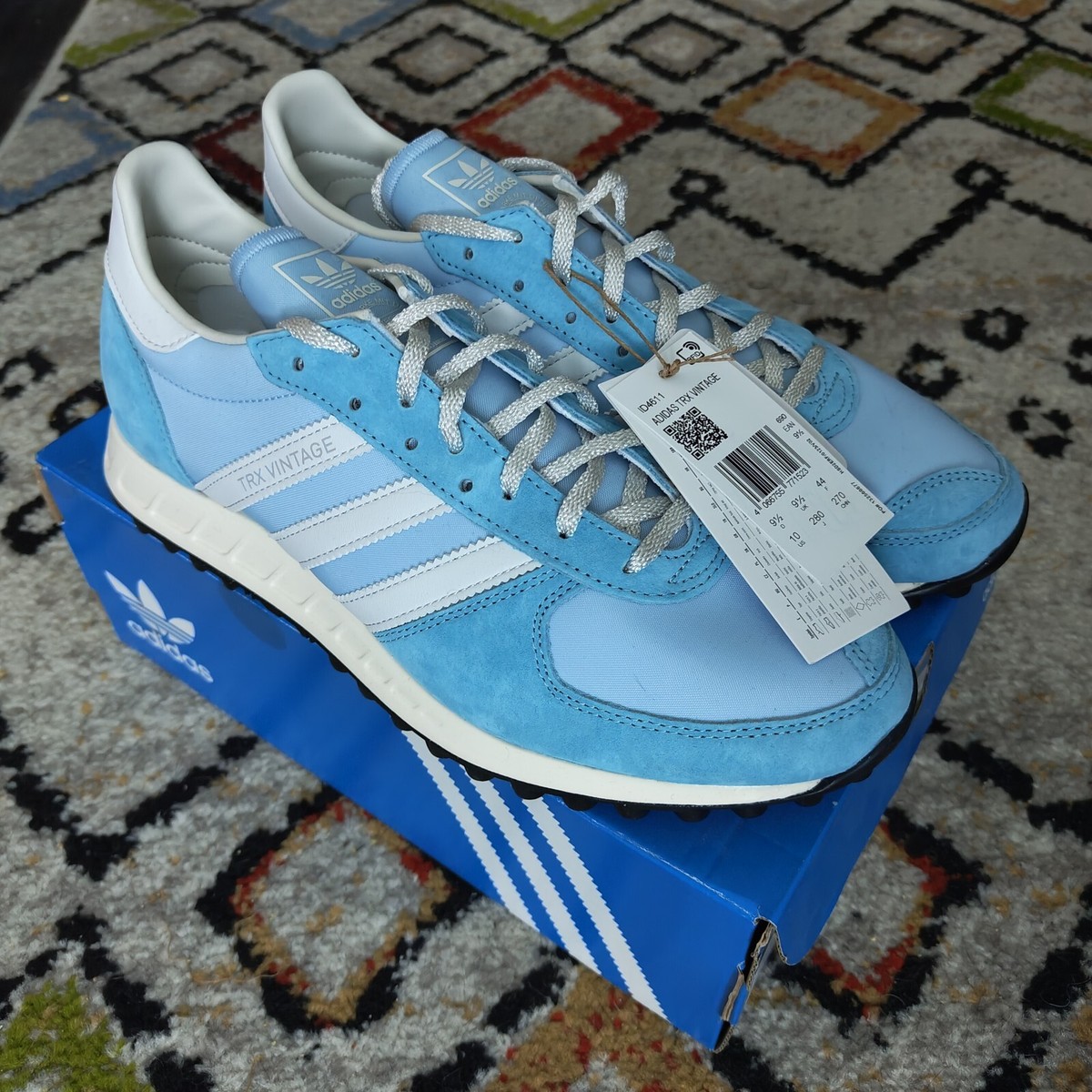 NEW Adidas TRX Vintage Sneakers ID4611, Clear Sky/Crystal