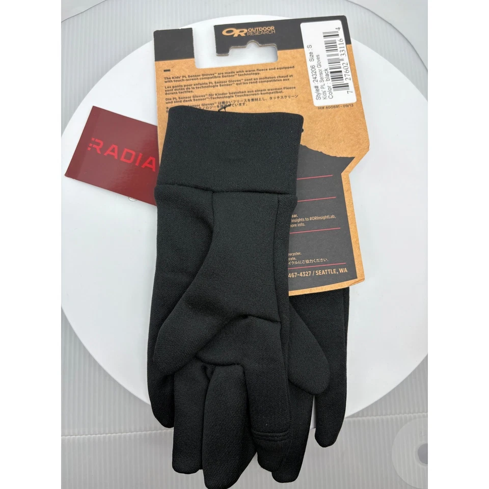 Research Kids PL 传感器手套手机触摸屏兼容黑色 S 码 — 第 4/4 张图片
