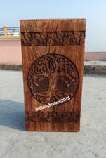 Handmade Rosewood Urn Box for Human Ashes, Wooden Pets Ashes Burial Urn Box Crem