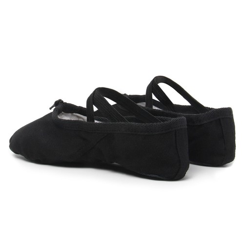 Children Ballet Dance Shoe Adult Canvas Split Sole Pointe Slippers Practice Kid - Picture 5 of 108