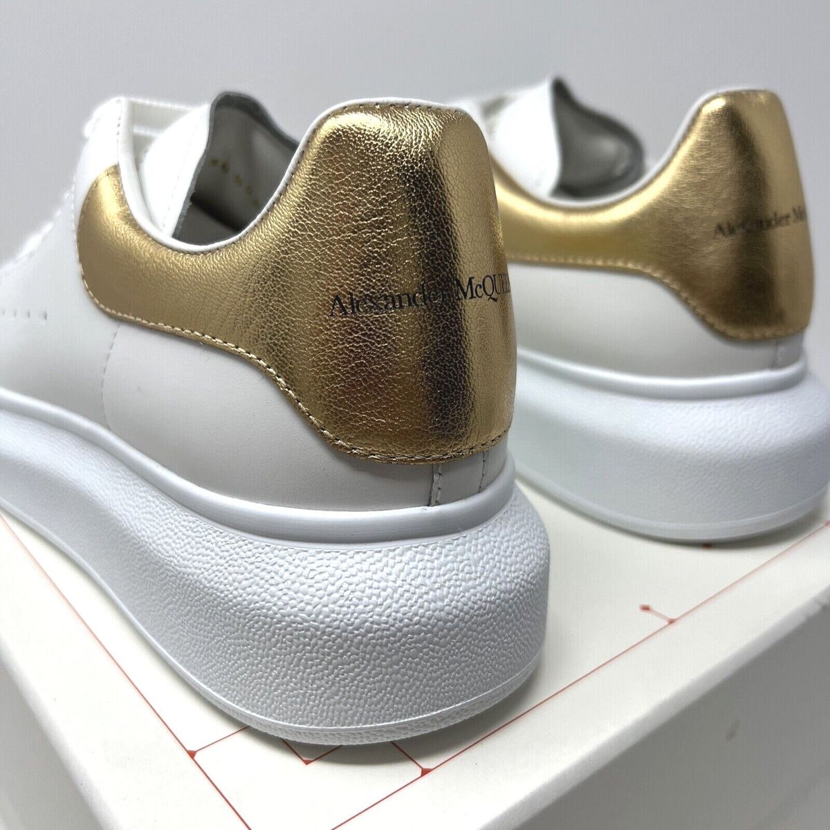 Women's Trainers | Metallic & White Leather Trainers | Kurt Geiger