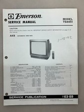 Emerson TS4451 Original Service Manual Free Shipping