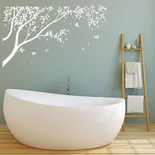 Vinyl Wall Decal Birds On Tree Branch Nature Landscape Stickers (4161ig)