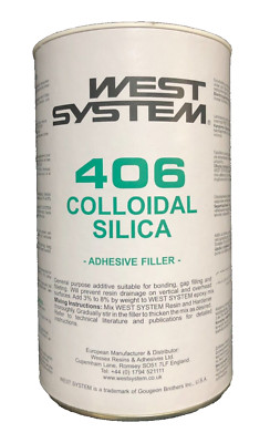 West System 406 kolloidales Kieselsäurekleber Füllstoff Additiv 60G Wanne Reparatur Boot