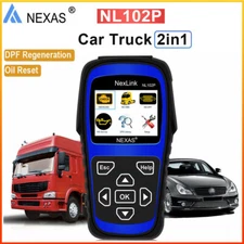 NEXAS NL102P Heavy Duty Truck Diagnostic Diesel Scanner DPF Oil Reset Cummins