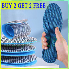 Men Women Memory Foam Shoe Insoles Running Trainer Inner Soles Foot Inserts NEW*