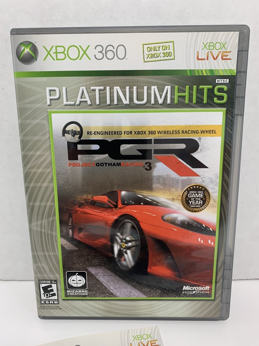 新品シュリンク付PGR3-プロジェクトゴッサムレーシング 3- Xbox360