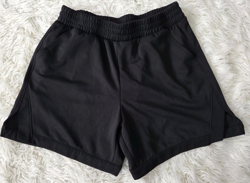 Athletic Works Running Shorts Lightweight Black Girls Size L 10/12