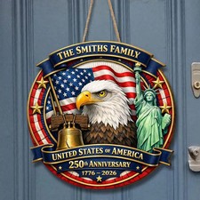 Personalized Wooden Sign Custom Name Door Plaque