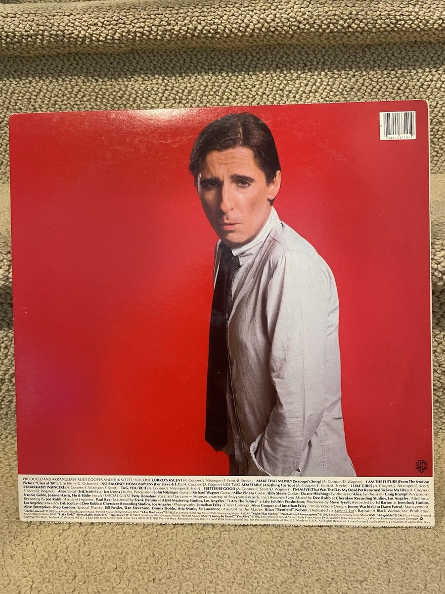 Skin~Original Catches Cooper~Zipper Alice アリス・クーパー/ジッパー・キャッチズ・スキン Inner Vinyl Sleeve~EX 洋楽