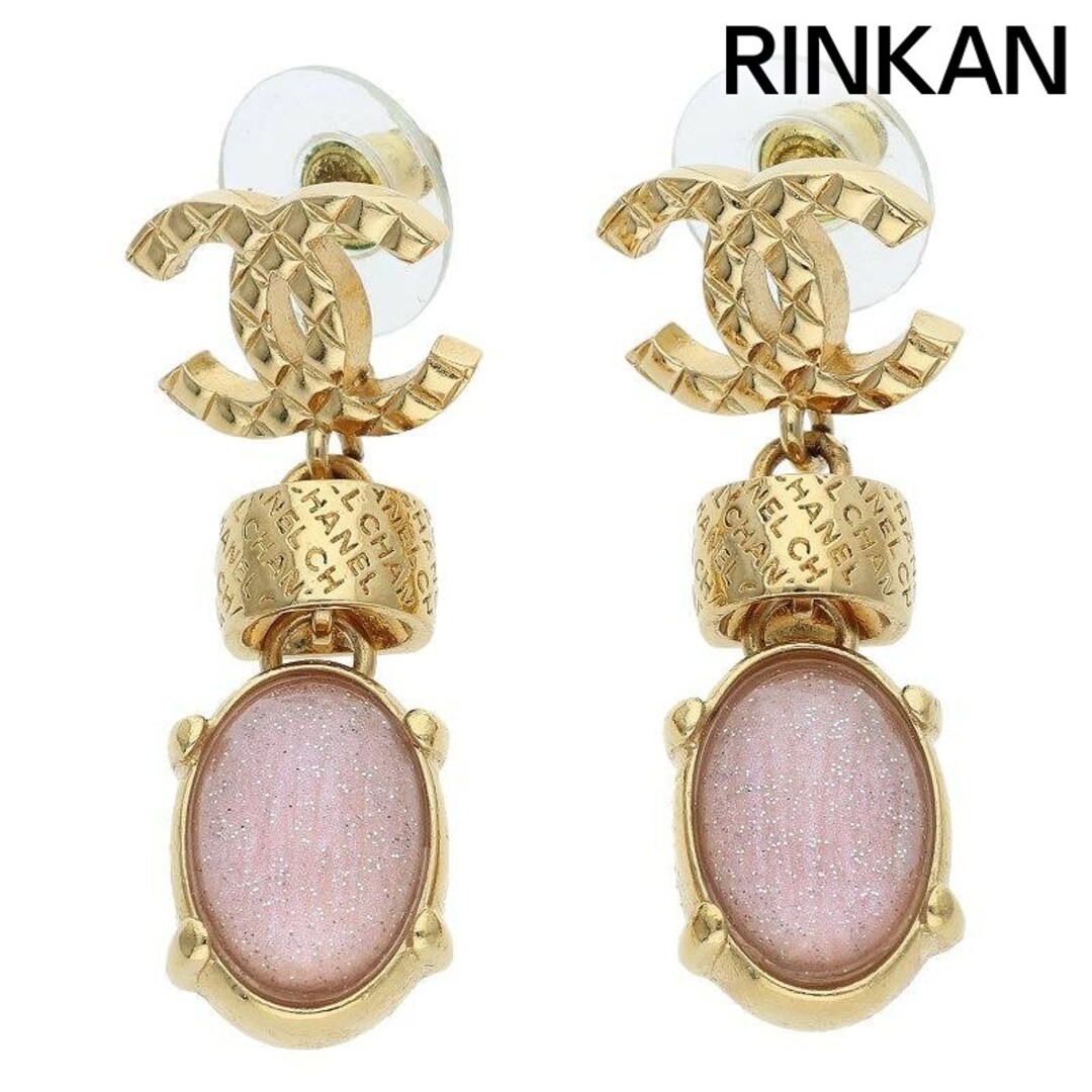 Chanel Coco Mark Earrings Ladies' Stone Embellished Used f6901c6f63d49df8542a788