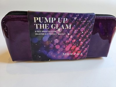 MORPHE Pump Up The Glam Limited Edition 6 Piece Brush Set & Bag *Missing 2*