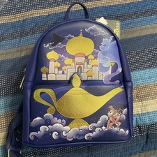 Mini Mochila Disney Aladdin Princesa Castillo Jazmín