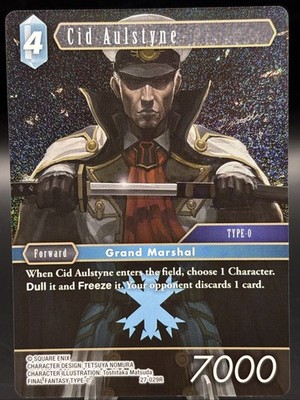 Final Fantasy TCG - Cid Aulstyne 27-029R - Journey of Discovery - Foil