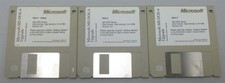 Microsoft MS-DOS 6 Operating System Upgrade 3.5" Floppy Disks 1-3