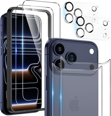 iPhone 17 Pro Max Screen Protector (6.9 inches) with Camera Protector [2+2+2 Pac