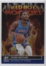 2023 Panini Donruss Optic Red Hot Rookies Blue Prizm 35/49 Cason Wallace #7 11n7