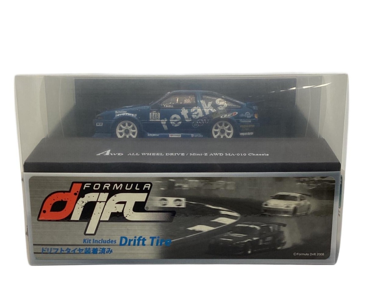 Kyosho Mini-Z RC AWD Formula Drift Toyota AE86 No.48 Team Retaks