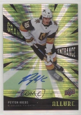 2020-21 Upper Deck Allure Grand Entrance Green Peyton Krebs #GE-21 Auto 7l6