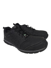 Reebok Work Men  s Sublite Safety Cushion Work Shoes IB4053 Black/Grey Size 10W