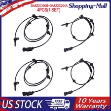 4Pcs ABS Speed Wheel Sensors Front Rear Right & Left For Ford Explorer 2013-2019