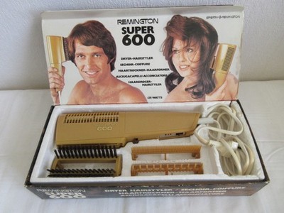Vintage Remington Super 600 Haartrockner / Haarformer mit OVP   funktionstüchtig