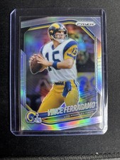 2025 Panini Prizm True Silver Vince Ferragamo Los Angeles Rams Legend Qb