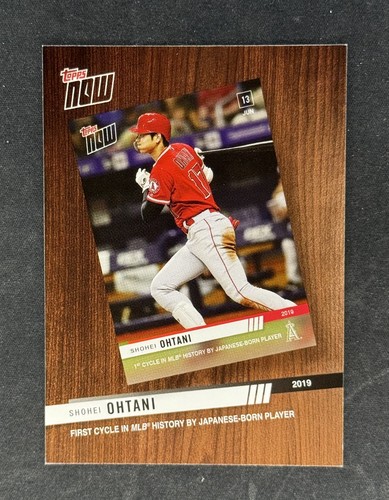 2020 Topps - Topps Now 2019 Review Shohei Ohtani #TNR-5