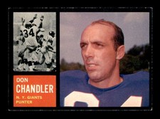 1962 Topps #107 Don Chandler   EX/EX+ X3695882