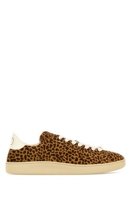 VALENTINO GARAVAN Royco Brown Calf hair Sneakers New & Authentic