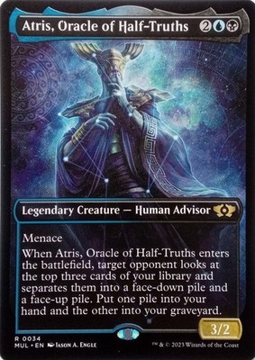 0034 ATRIS, ORACLE OF HALF-TRUTHS SHOWCASE MULTIVERSE LEGENDS MTG KARTE
