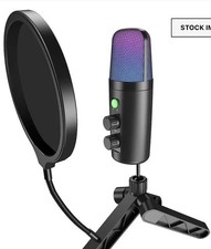 USB Microphone Kit for Podcasting, Gaming, or Recording Complete Set