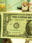 $1  2021 FRN Dollar Bank 🎵 Real Flipper Fancy S# D02656666a Quad 6's VGC 🆓 🪙. — photo 2