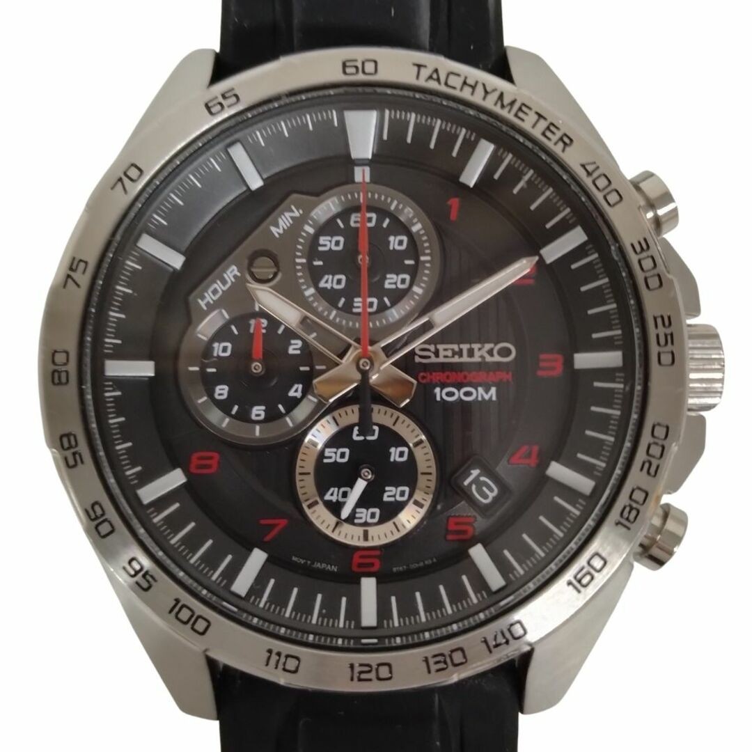 Team Seiko トレーナー　Mサイズ Seiko 41.5mm Essentials Quartz Chronograph 8T63 100M Tachymeter