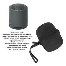 Professional Bluetooth Speaker Carrying Case For Travel Black Easy To Use