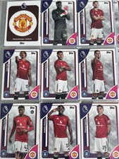 2025/26 Topps Premier League Manchester United Team Base Set 18 Cards