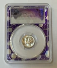 1942 Mercury Dime 10¢ (90% Silver) ~ PCGS MS 63  ~ Trader Bea Label