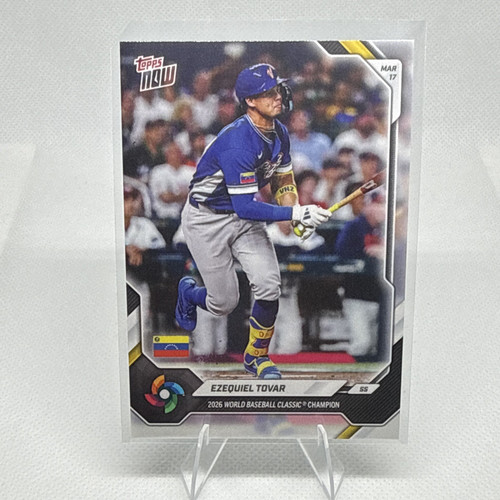 2026 Topps Now World Baseball Classic Champions #VEC12 Ezequiel Tovar