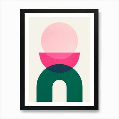 Geometrische Collage von Texturen 17 Ar gerahmtes Wandbild Poster Leinwanddruck Bild