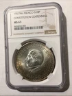 Photo of a 1957 Mexico 10 Pesos Silver from an eBay listing that sold on Jul 15, 2026