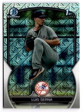 2023 1st Bowman Chrome Mojo - Luis Serna #BCP-168 New York Yankees 