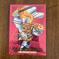 2024 Marvel Masterpieces '92 Platinum PINK LASERS #74 Shatterstar #/992