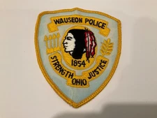 Old Wauseon Police State Ohio Indian Head Neat OH