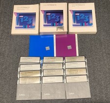 Lotus 123 1-2-3 Spreadsheet Software V2.2 5.25 Disks 1989 for Vintage IBM PC