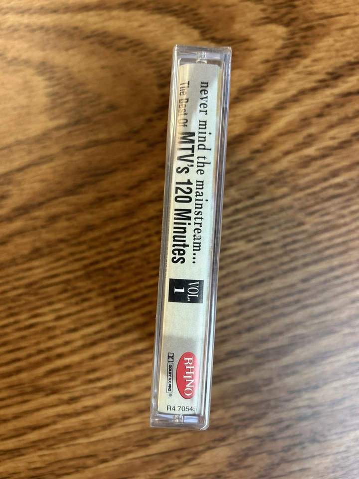 MTV 120 Minutes Vol 1 Cassette Tape 1990 Rhino Never Mind The Mainstream SEALED - Image 2 of 3