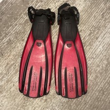 Mares Avanti Quattro ABS Regular Red Open Heel Scuba Diving Snorkeling Fins