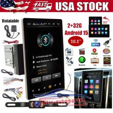 10" Android 15 Double 2Din Car Stereo CarPlay Auto Radio GPS Navi WiFi  Camera