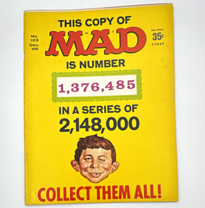 MAD Magazine Issue #123 December 1968 35¢ Cover