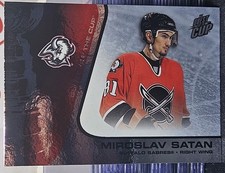 2003 Pacific Miroslav Satan Quest For The Cup 🚨🚨🚨 Buffalo Sabres 
