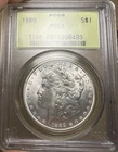 1889 "P" Morgan SILVER Dollar $1 PCGS MS63 OGH Unc Old Green Holder PQ GOOD DEAL